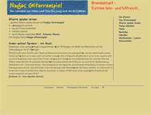 Tablet Screenshot of gitarrenspiel.melbar.de